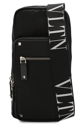 Мужской текстильная сумка-слинг valentino garavani vltn VALENTINO черного цвета по цене 78350 руб., арт. TY2B0888/RPY | Фото 5 Мужской текстильная сумка-слинг valentino garavani vltn VALENTINO черного цвета, арт. TY2B0888/RPY | Фото 5