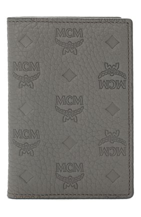 Мужской кожаный футляр для кредитных карт MCM темно-серого цвета по цене 20650 руб., арт. MXS 9ABT25 | Фото 1 Мужской кожаный футляр для кредитных карт MCM темно-серого цвета, арт. MXS 9ABT25 | Фото 1