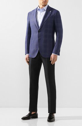 Мужские кожаные пенни-лоферы SANTONI черного цвета по цене 42350 руб., арт. MCNC13903LA3ECYCN01 | Фото 2 Мужские кожаные пенни-лоферы SANTONI черного цвета, арт. MCNC13903LA3ECYCN01 | Фото 2