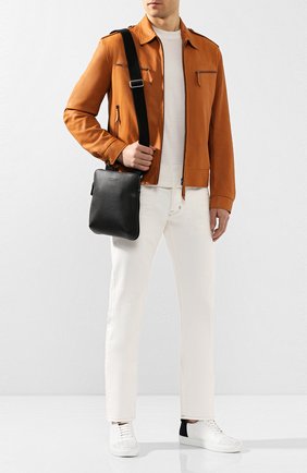 Мужская кожаная сумка GIORGIO ARMANI черного цвета по цене 72250 руб., арт. Y2M225/YDZ1J | Фото 2 Мужская кожаная сумка GIORGIO ARMANI черного цвета, арт. Y2M225/YDZ1J | Фото 2