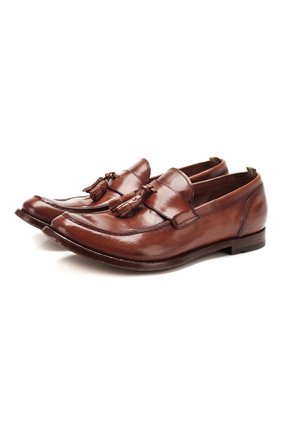 Мужские кожаные лоферы OFFICINE CREATIVE коричневого цвета по цене 35850 руб., арт. ANAT0MIA/75/AER0 CANY0N | Фото 1 Мужские кожаные лоферы OFFICINE CREATIVE коричневого цвета, арт. ANAT0MIA/75/AER0 CANY0N | Фото 1