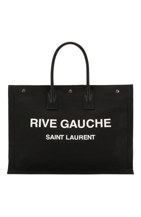 Мужская текстильная сумка-тоут rive gauche SAINT LAURENT черно-белого цвета по цене 75700 руб., арт. 509415/HZP5D | Фото 1 Мужская текстильная сумка-тоут rive gauche SAINT LAURENT черно-белого цвета, арт. 509415/HZP5D | Фото 1