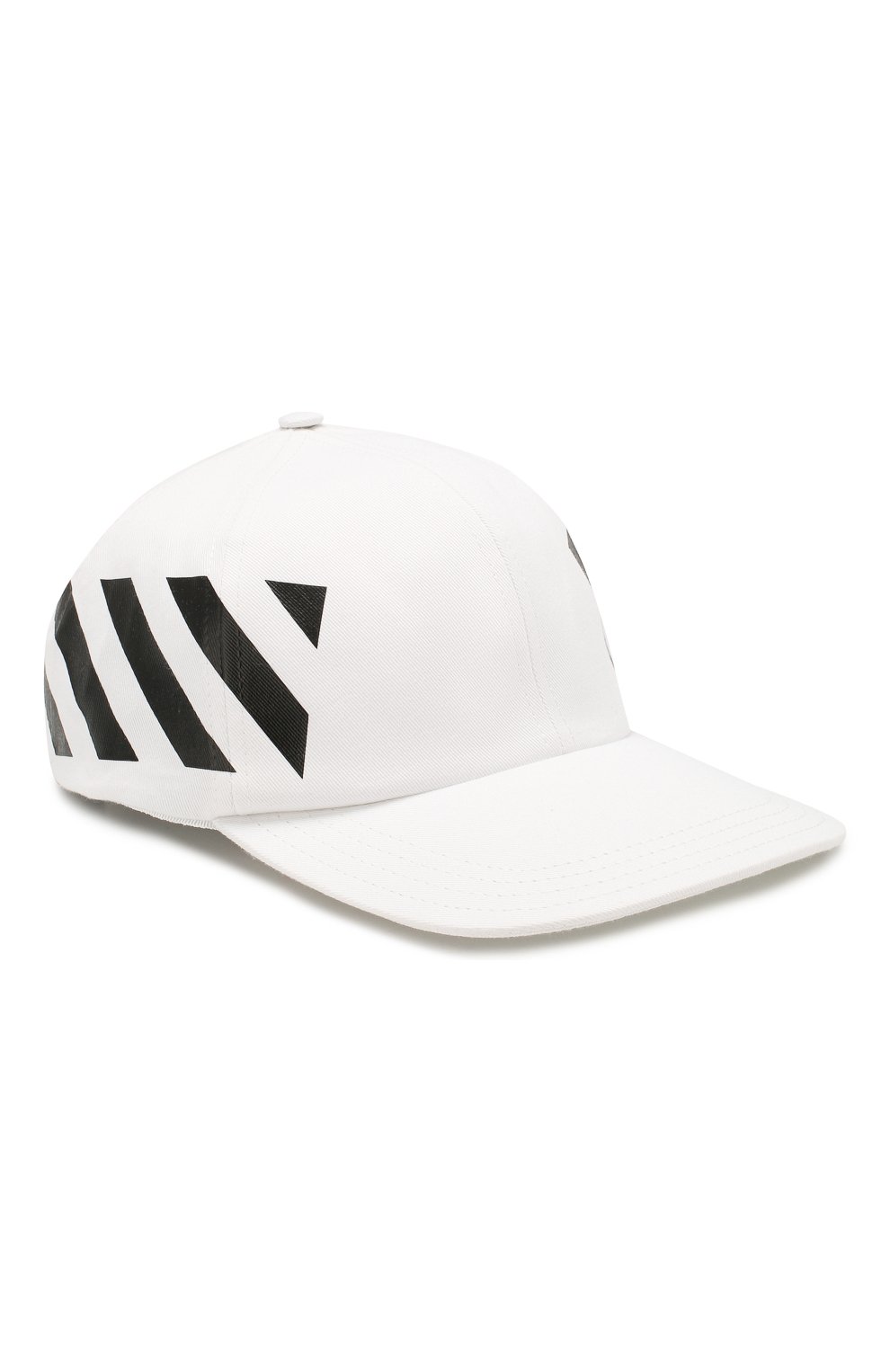 Мужской хлопковая бейсболка OFF-WHITE белого цвета, арт. 0MLB008R204000180110 | Фото 1