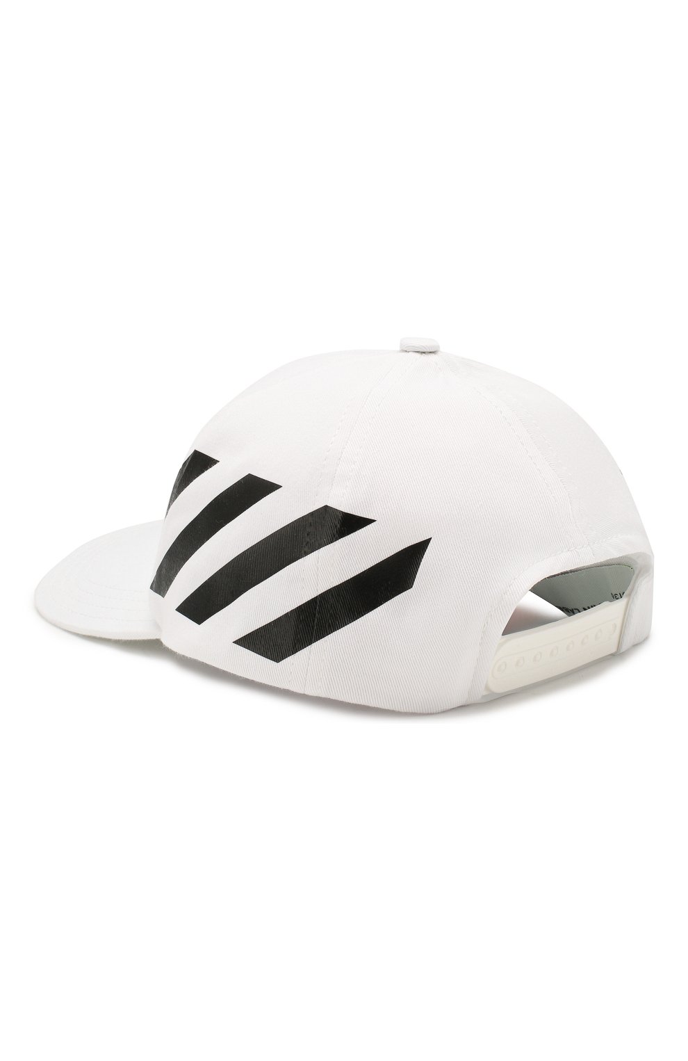 Мужской хлопковая бейсболка OFF-WHITE белого цвета по цене 13800 руб., арт. 0MLB008R204000180110 | Фото 2 Мужской хлопковая бейсболка OFF-WHITE белого цвета, арт. 0MLB008R204000180110 | Фото 2