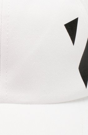 Мужской хлопковая бейсболка OFF-WHITE белого цвета по цене 13800 руб., арт. 0MLB008R204000180110 | Фото 3 Мужской хлопковая бейсболка OFF-WHITE белого цвета, арт. 0MLB008R204000180110 | Фото 3
