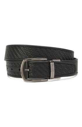 Мужской кожаный ремень ERMENEGILDO ZEGNA черного цвета по цене 52650 руб., арт. BPTAW6/401A | Фото 1 Мужской кожаный ремень ERMENEGILDO ZEGNA черного цвета, арт. BPTAW6/401A | Фото 1