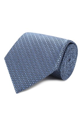 Мужской шелковый галстук ERMENEGILDO ZEGNA голубого цвета по цене 13450 руб., арт. Z7E61/1UM | Фото 1 Мужской шелковый галстук ERMENEGILDO ZEGNA голубого цвета, арт. Z7E61/1UM | Фото 1