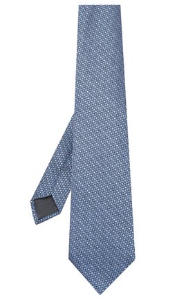 Мужской шелковый галстук ERMENEGILDO ZEGNA голубого цвета по цене 13450 руб., арт. Z7E61/1UM | Фото 2 Мужской шелковый галстук ERMENEGILDO ZEGNA голубого цвета, арт. Z7E61/1UM | Фото 2