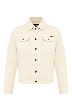 Мужская хлопковая куртка TOM FORD светло-бежевого цвета по цене 95800 руб., арт. BUJ35/TFD116 | Фото 1 Мужская хлопковая куртка TOM FORD светло-бежевого цвета, арт. BUJ35/TFD116 | Фото 1