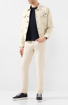 Мужская хлопковая куртка TOM FORD светло-бежевого цвета по цене 95800 руб., арт. BUJ35/TFD116 | Фото 2 Мужская хлопковая куртка TOM FORD светло-бежевого цвета, арт. BUJ35/TFD116 | Фото 2