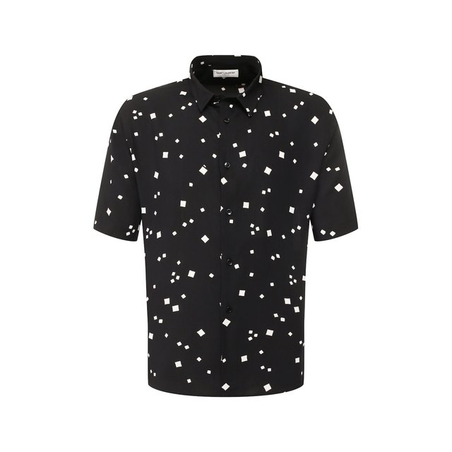 Рубашка из вискозы Yves Saint Laurent 10884943