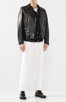 Мужская рубашка из вискозы SAINT LAURENT черного цвета по цене 52000 руб., арт. 601070/Y1A79 | Фото 2 Мужская рубашка из вискозы SAINT LAURENT черного цвета, арт. 601070/Y1A79 | Фото 2