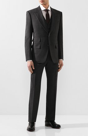 Мужская хлопковая сорочка TOM FORD бежевого цвета по цене 43300 руб., арт. 7FT775/94SWAX | Фото 2 Мужская хлопковая сорочка TOM FORD бежевого цвета, арт. 7FT775/94SWAX | Фото 2