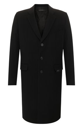Мужской пальто из смеси шерсти и кашемира GIVENCHY черного цвета по цене 137500 руб., арт. BMC03G1084 | Фото 1 Мужской пальто из смеси шерсти и кашемира GIVENCHY черного цвета, арт. BMC03G1084 | Фото 1