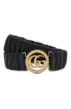 Женский кожаный пояс GUCCI темно-синего цвета по цене 52750 руб., арт. 602074/B340G | Фото 1 Женский кожаный пояс GUCCI темно-синего цвета, арт. 602074/B340G | Фото 1