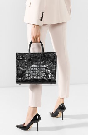 Женская сумка sac de jour small SAINT LAURENT черного цвета по цене 199500 руб., арт. 398709/1Q00R | Фото 2 Женская сумка sac de jour small SAINT LAURENT черного цвета, арт. 398709/1Q00R | Фото 2