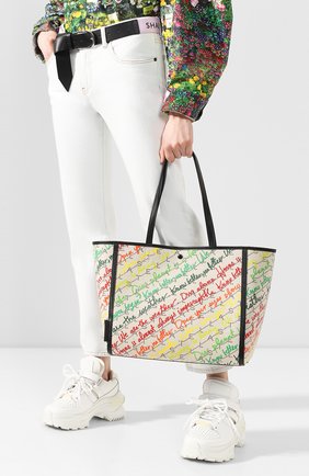 Женский сумка-тоут monogram small STELLA MCCARTNEY бежевого цвета по цене 82100 руб., арт. 541618/W8649 | Фото 2 Женский сумка-тоут monogram small STELLA MCCARTNEY бежевого цвета, арт. 541618/W8649 | Фото 2