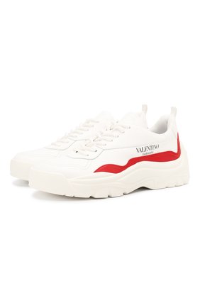 Женские кожаные кроссовки valentino garavani gumboy VALENTINO красного цвета по цене 41550 руб., арт. TW2S0K55/AEQ | Фото 1 Женские кожаные кроссовки valentino garavani gumboy VALENTINO красного цвета, арт. TW2S0K55/AEQ | Фото 1