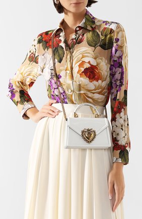 Женская сумка devotion small DOLCE & GABBANA белого цвета по цене 167000 руб., арт. BB6711/A1037 | Фото 5 Женская сумка devotion small DOLCE & GABBANA белого цвета, арт. BB6711/A1037 | Фото 5 (Женское Кросс-КТ: Вечерняя сумка; Сумки-технические: Сумки через плечо, Сумки top-handle; Материал: Натуральная кожа; Ремень/цепочка: На ремешке; Размер: small)