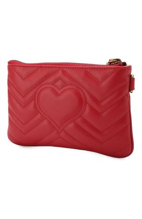 Женские кожаный кошелек gg marmont GUCCI красного цвета по цене 39400 руб., арт. 598598/DTDCT | Фото 2 Женские кожаный кошелек gg marmont GUCCI красного цвета, арт. 598598/DTDCT | Фото 2