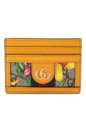 Женский футляр для кредитных карт ophidia GUCCI желтого цвета по цене 17700 руб., арт. 523159/92YBC | Фото 1 Женский футляр для кредитных карт ophidia GUCCI желтого цвета, арт. 523159/92YBC | Фото 1
