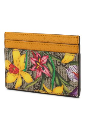 Женский футляр для кредитных карт ophidia GUCCI желтого цвета по цене 17700 руб., арт. 523159/92YBC | Фото 2 Женский футляр для кредитных карт ophidia GUCCI желтого цвета, арт. 523159/92YBC | Фото 2