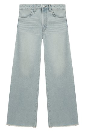 Детские джинсы LES COYOTES DE PARIS голубого цвета, арт. 111-31-052 | Фото 1 (Материал внешний: Хлопок; Кросс-КТ: джинсы; Детали: Потертости; Ростовка одежда: 16 лет | 164 см)