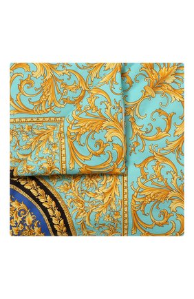 Детского хлопковое одеяло VERSACE бирюзового цвета по цене 15150 руб., арт. YE000144/A233634 | Фото 1 Детского хлопковое одеяло VERSACE бирюзового цвета, арт. YE000144/A233634 | Фото 1