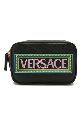 Детская кожаная сумка VERSACE черного цвета по цене 29950 руб., арт. YIF00008/YB00269 | Фото 1 Детская кожаная сумка VERSACE черного цвета, арт. YIF00008/YB00269 | Фото 1
