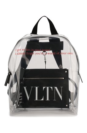 Мужской рюкзак vltn VALENTINO черного цвета, арт. TY2B0897/LPQ | Фото 1 (Материал: Текстиль; Стили: Кэжуэл; Размер: large)