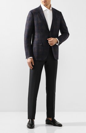 Мужские кожаные пенни-лоферы SANTONI черного цвета по цене 63850 руб., арт. MCNC15609SA3EGATN01 | Фото 2 Мужские кожаные пенни-лоферы SANTONI черного цвета, арт. MCNC15609SA3EGATN01 | Фото 2