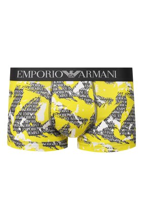 Мужские хлопковые боксеры EMPORIO ARMANI желтого цвета по цене 3305 руб., арт. 111389/0P508 | Фото 1 Мужские хлопковые боксеры EMPORIO ARMANI желтого цвета, арт. 111389/0P508 | Фото 1