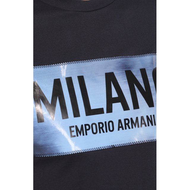 фото Хлопковая футболка emporio armani