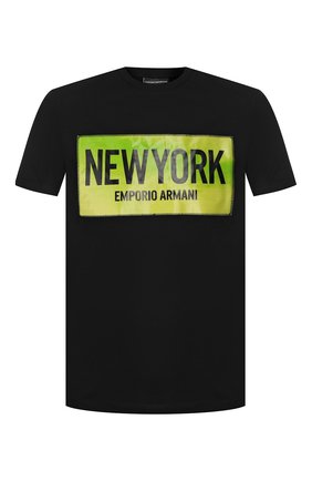 Мужская хлопковая футболка EMPORIO ARMANI черного цвета по цене 13700 руб., арт. 3H1T62/1J30Z | Фото 1 Мужская хлопковая футболка EMPORIO ARMANI черного цвета, арт. 3H1T62/1J30Z | Фото 1