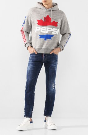 Мужские джинсы DSQUARED2 синего цвета по цене 43100 руб., арт. S71LB0727/S30342 | Фото 2 Мужские джинсы DSQUARED2 синего цвета, арт. S71LB0727/S30342 | Фото 2
