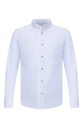 Мужская хлопковая рубашка MONCLER синего цвета по цене 27200 руб., арт. F1-091-2F702-60-54A3B | Фото 1 Мужская хлопковая рубашка MONCLER синего цвета, арт. F1-091-2F702-60-54A3B | Фото 1