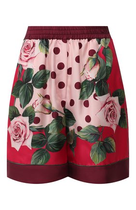 Женские шелковые шорты DOLCE & GABBANA розового цвета по цене 59950 руб., арт. FTAM7T/GDU07 | Фото 1 Женские шелковые шорты DOLCE & GABBANA розового цвета, арт. FTAM7T/GDU07 | Фото 1