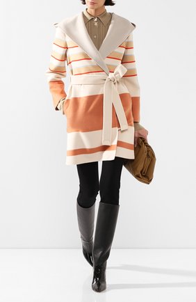 Женское кашемировое пальто LORO PIANA бежевого цвета по цене 599500 руб., арт. FAL0267 | Фото 2 Женское кашемировое пальто LORO PIANA бежевого цвета, арт. FAL0267 | Фото 2