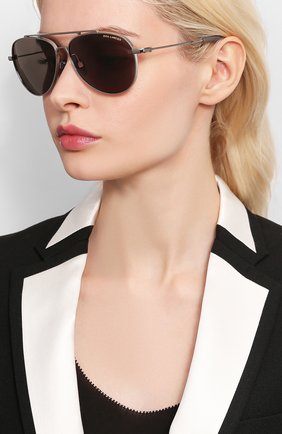 Мужские солнцезащитные очки DITA серого цвета по цене 32600 руб., арт. LSA-101/02 | Фото 2 Мужские солнцезащитные очки DITA серого цвета, арт. LSA-101/02 | Фото 2