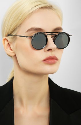 Женские солнцезащитные очки MATSUDA черного цвета по цене 64800 руб., арт. 2903H MBK | Фото 2 Женские солнцезащитные очки MATSUDA черного цвета, арт. 2903H MBK | Фото 2