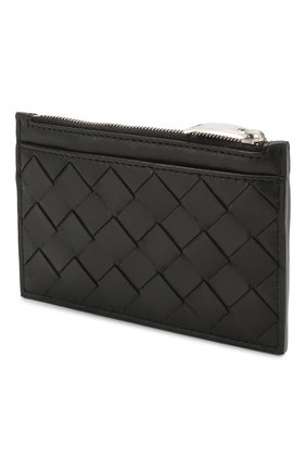 Женская кожаный футляр для ключей BOTTEGA VENETA черного цвета по цене 28550 руб., арт. 608784/VCPP3 | Фото 2 Женская кожаный футляр для ключей BOTTEGA VENETA черного цвета, арт. 608784/VCPP3 | Фото 2