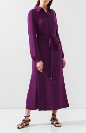 Женские кожаные сандалии devotion DOLCE & GABBANA сиреневого цвета по цене 79700 руб., арт. CQ0346/A1037 | Фото 2 Женские кожаные сандалии devotion DOLCE & GABBANA сиреневого цвета, арт. CQ0346/A1037 | Фото 2