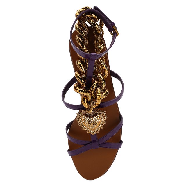 Кожаные сандалии Devotion Dolce&Gabbana 11017644