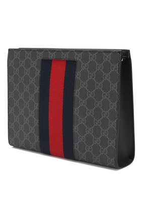 Мужская футляр для документов GUCCI черного цвета по цене 44300 руб., арт. 475316/KHN4C | Фото 2 Мужская футляр для документов GUCCI черного цвета, арт. 475316/KHN4C | Фото 2