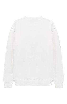Детский хлопковый свитшот MOSCHINO KID белого цвета по цене 13500 руб., арт. HYW00A/LHE03/10A-14A | Фото 2 Детский хлопковый свитшот MOSCHINO KID белого цвета, арт. HYW00A/LHE03/10A-14A | Фото 2