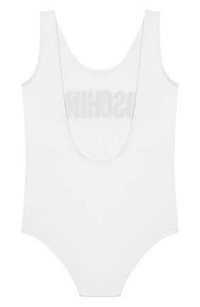 Детского слитный купальник MOSCHINO KID белого цвета по цене 5520 руб., арт. HAL00B/LKA00/4A-8A | Фото 2 Детского слитный купальник MOSCHINO KID белого цвета, арт. HAL00B/LKA00/4A-8A | Фото 2
