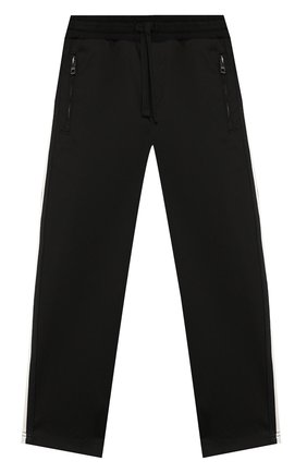 Детские хлопковые брюки DOLCE & GABBANA черного цвета по цене 19450 руб., арт. L43P27/G7V0G/2-6 | Фото 1 Детские хлопковые брюки DOLCE & GABBANA черного цвета, арт. L43P27/G7V0G/2-6 | Фото 1