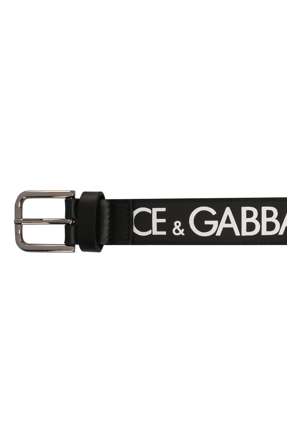 Детский ремень DOLCE & GABBANA черно-белого цвета по цене 9360 руб., арт. EC0055/AN664 | Фото 3 Детский ремень DOLCE & GABBANA черно-белого цвета, арт. EC0055/AN664 | Фото 3