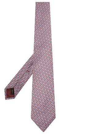 Мужской шелковый галстук ZILLI красного цвета, арт. 50526/TIES | Фото 2 (Стили: Классический; Принт: С принтом; Материал: Текстиль, Шелк; Региональные ограничения белый список (Axapta Mercury): RU)