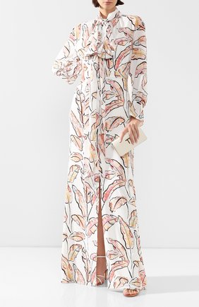 Женское платье-макси ROLAND MOURET разноцветного цвета по цене 179500 руб., арт. PS20/S0879/F0315 | Фото 2 Женское платье-макси ROLAND MOURET разноцветного цвета, арт. PS20/S0879/F0315 | Фото 2